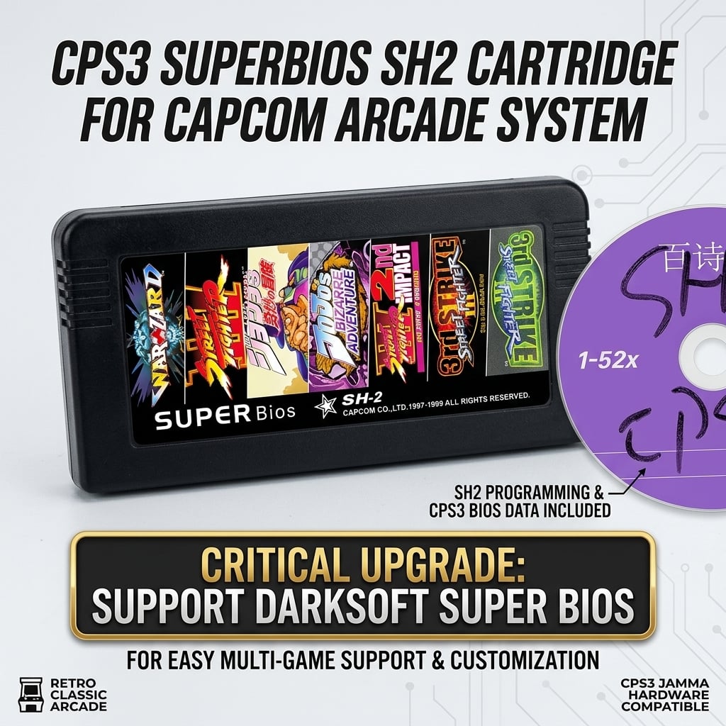 Basketball Arcade Game - CPS3 SuperBIOS SH2 Cartridge for Capcom