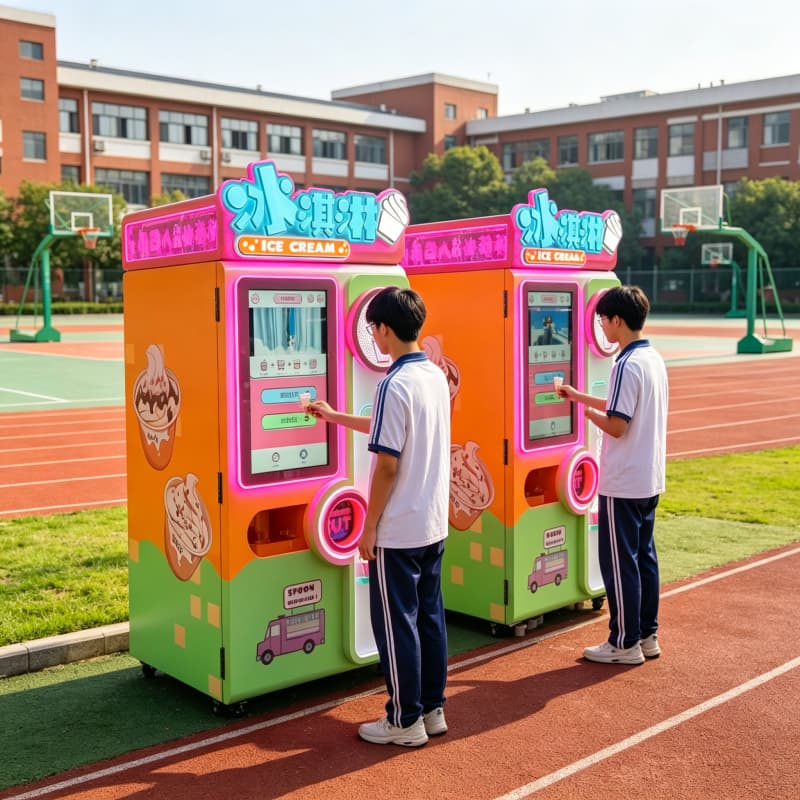 Arcade Ticket Machine - Customized Hopper Self Service Ice Cream