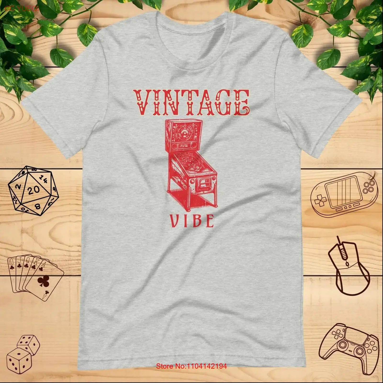 Arcade Vibes - Vintage Vibe Arcade Pinball t shirt