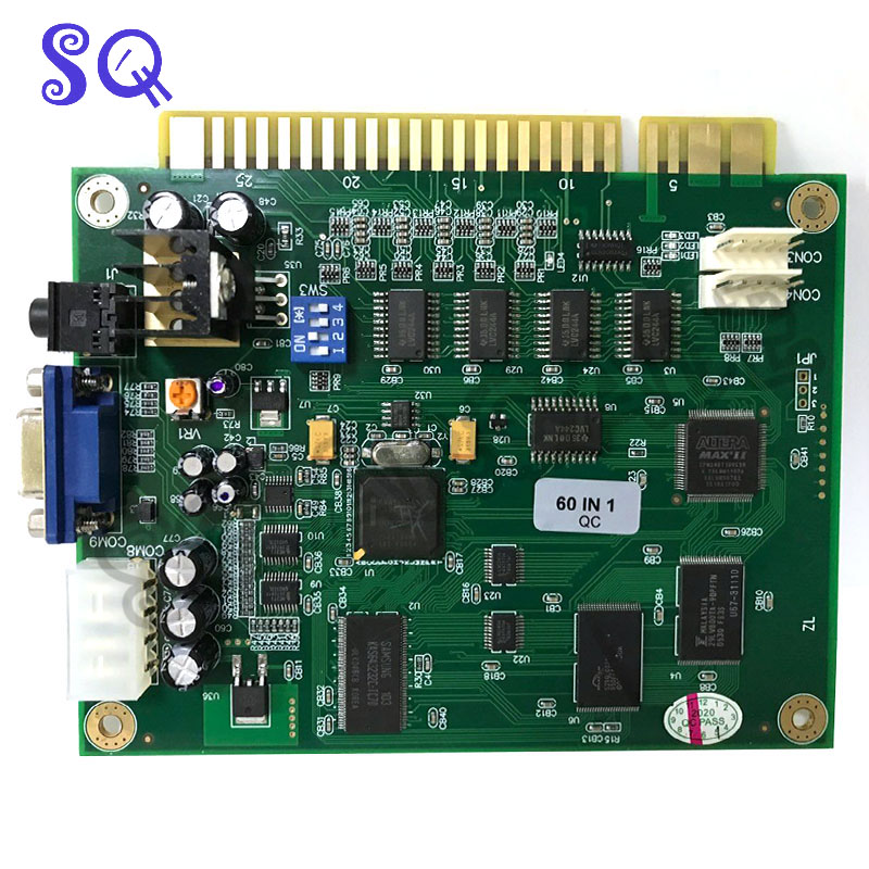 Arcade 60 in 1 Multi Game PCB  - مراجعة Arcade Button Pcb وسعره