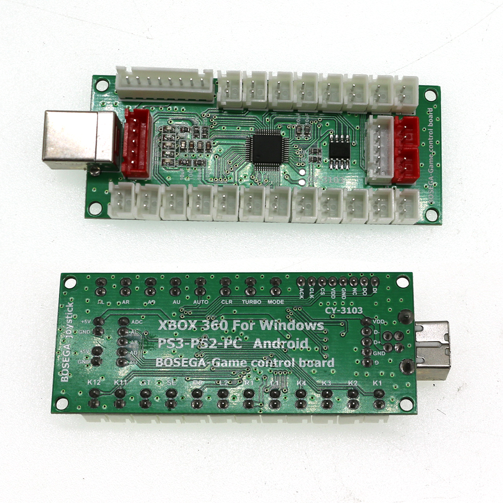 PC360 PS2 & PS3 4 In 1 Arcade  - مراجعة Arcade Button Pcb وسعره