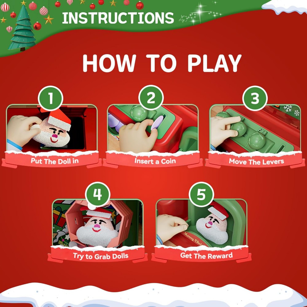 Christmas Claw Machine For Kid - مراجعة Arcade Vending & Laundry Revenue وسعره