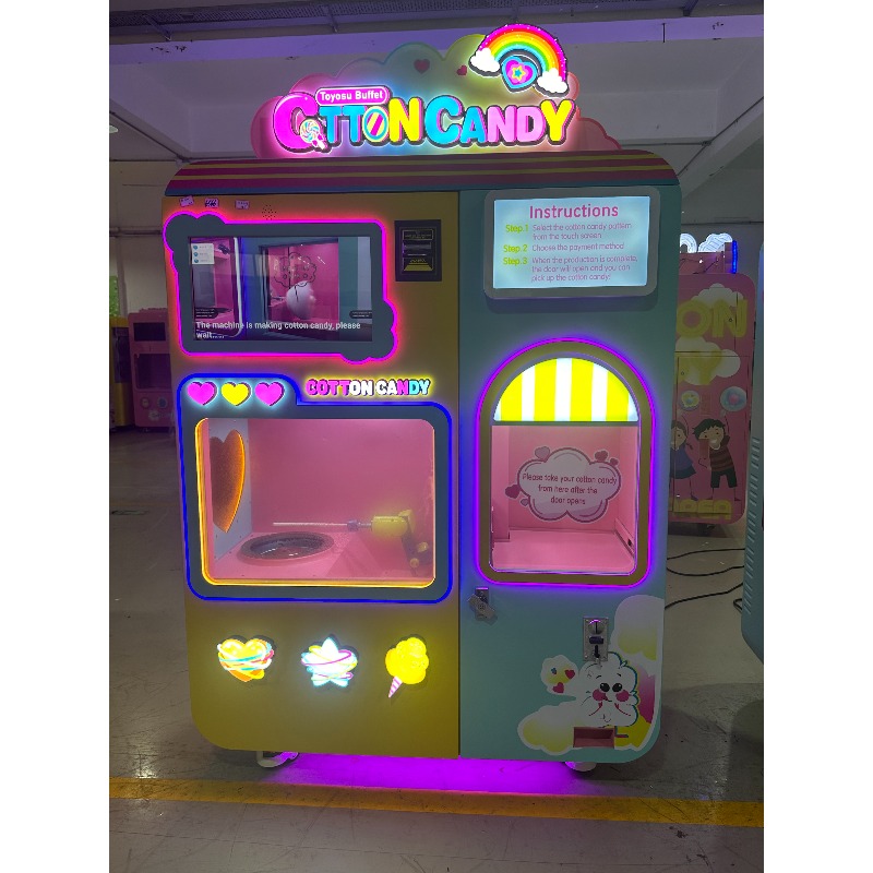 Custom Cotton Candy Vending Ma - مراجعة Arcade Card Vending Machine وسعره