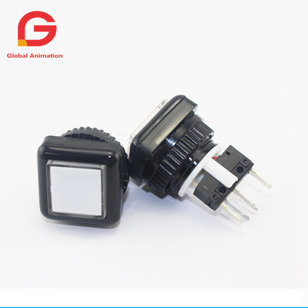 Square Video Game Push Button, - مراجعة Arcade Button Pcb وسعره