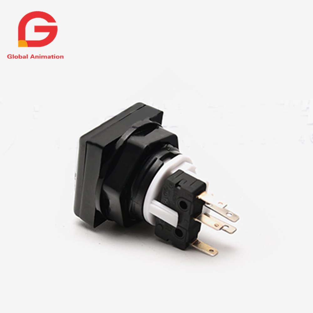 Square Video Game Push Button, - مراجعة Arcade Button Pcb وسعره