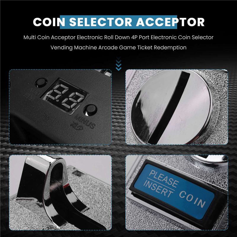 Multi Coin Acceptor Electronic - مراجعة Ticket Redemption Machine وسعره