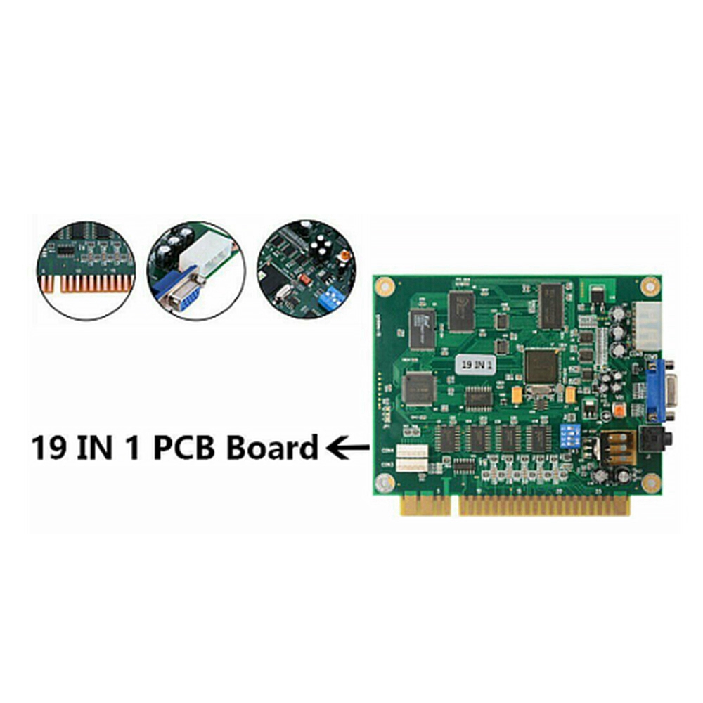 CEA 19 In 1 Multicade PCB Boar - مراجعة Usb Game Board Jamma وسعره