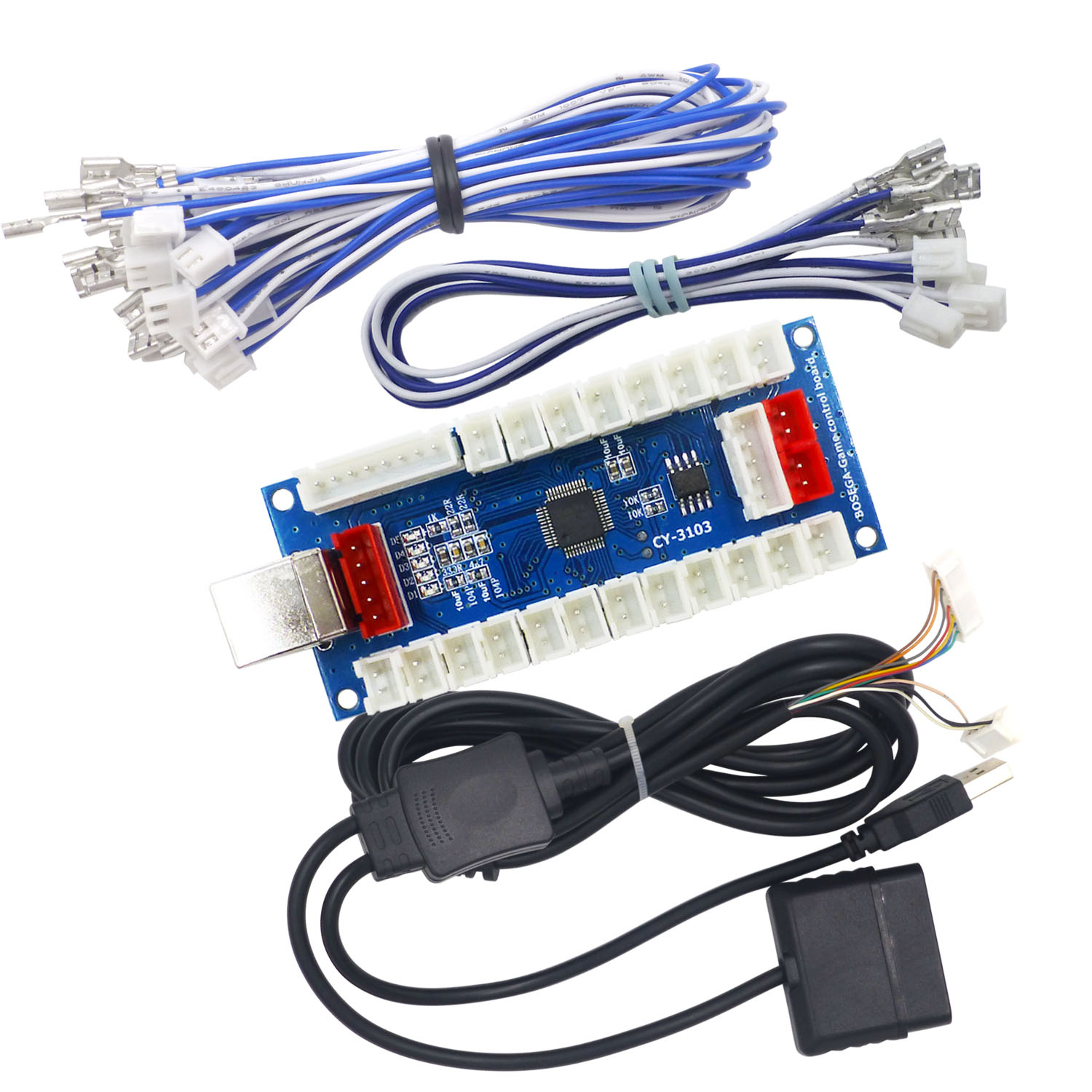 SJ@JX Arcade Controller Zero D - مراجعة Arcade Button Pcb وسعره