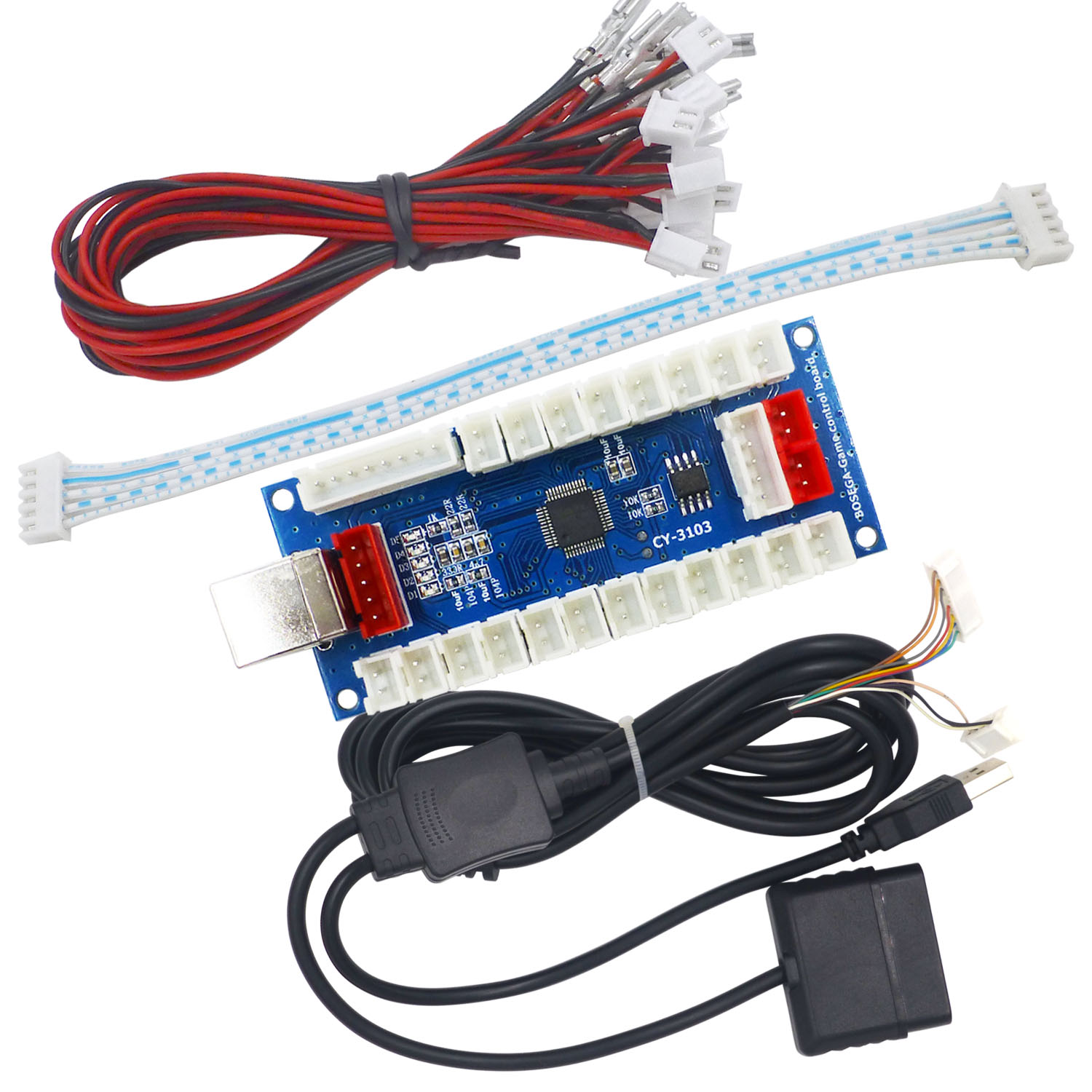 SJ@JX Arcade Controller Zero D - مراجعة Arcade Button Pcb وسعره