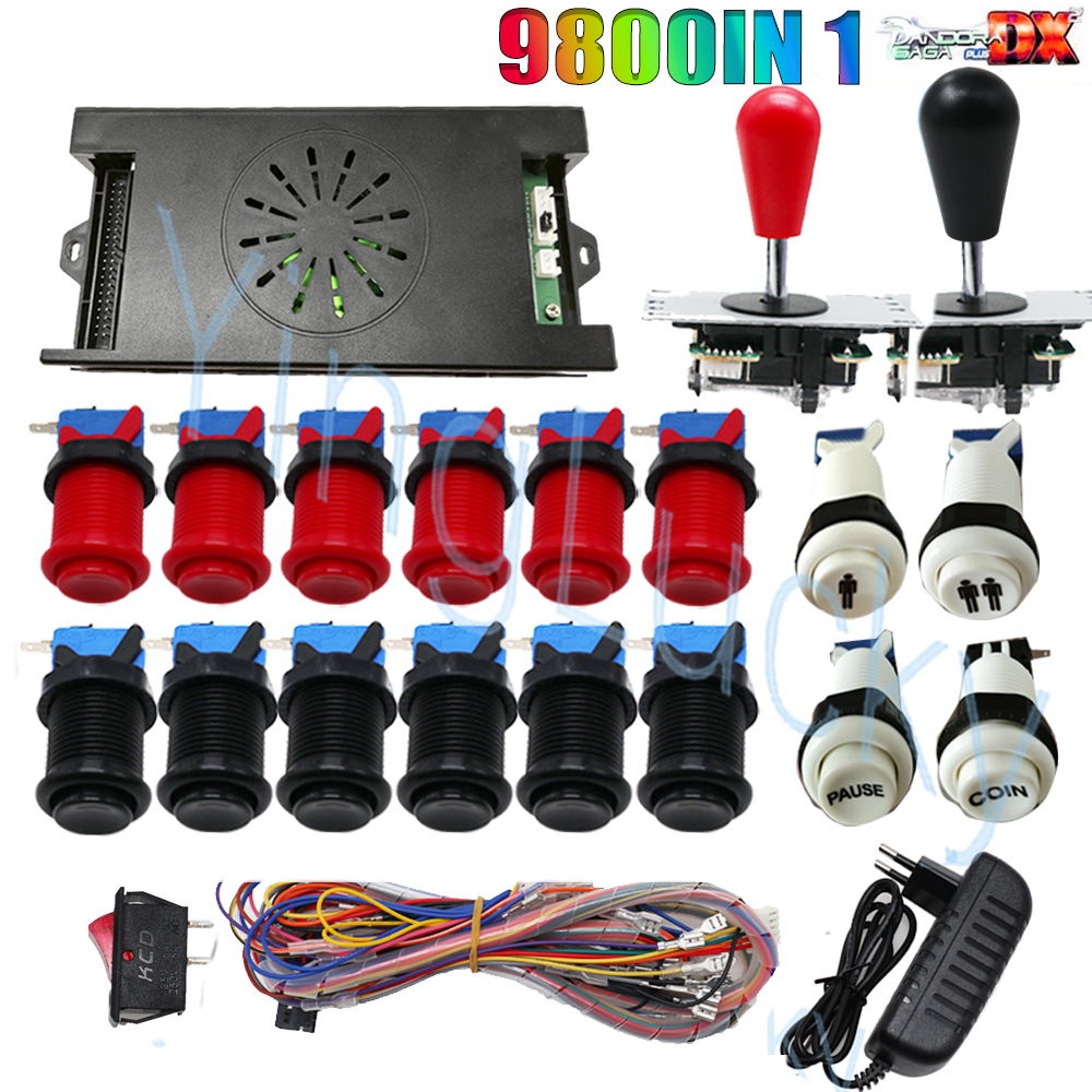 Game console kit Arcade Joysti - مراجعة Arcade Button Pcb وسعره