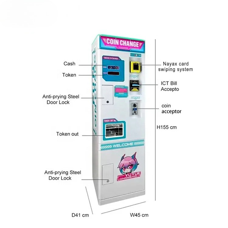 Hot Sale Nayax Card Swiping Sy - مراجعة Arcade Card Vending Machine وسعره