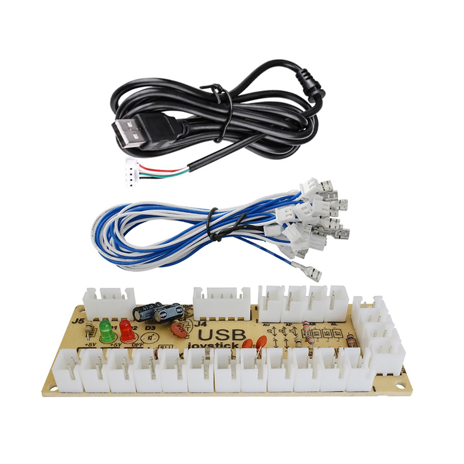 Quimat Zero Delay Arcade USB E - مراجعة Usb Game Board Jamma وسعره