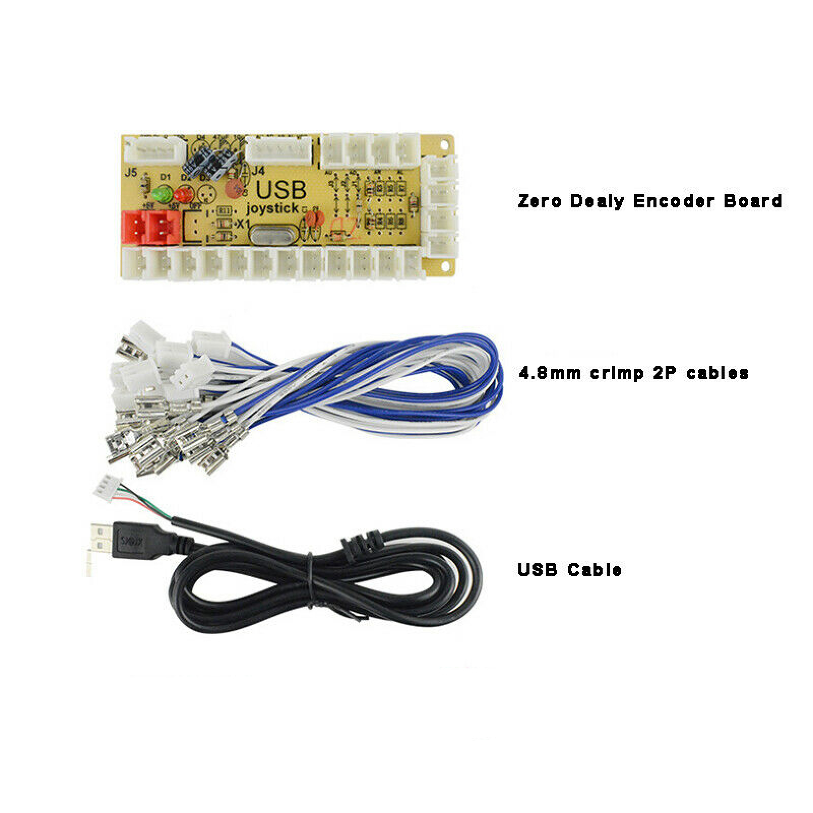 Quimat Zero Delay Arcade USB E - مراجعة Usb Game Board Jamma وسعره