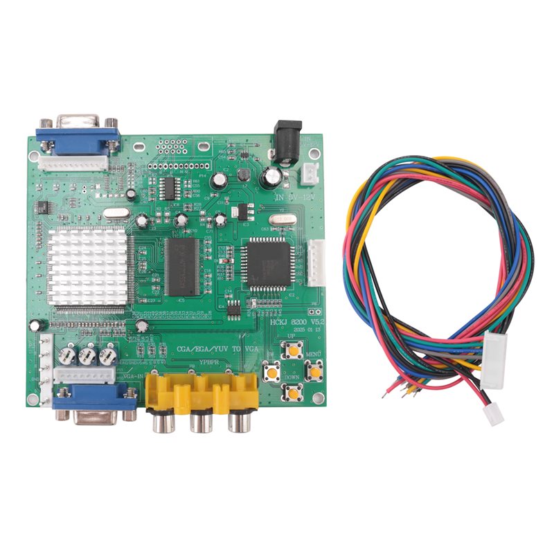 ASMA-GBS8200 CGA/EGA/YUV/RGB T - مراجعة Usb Game Board Jamma وسعره