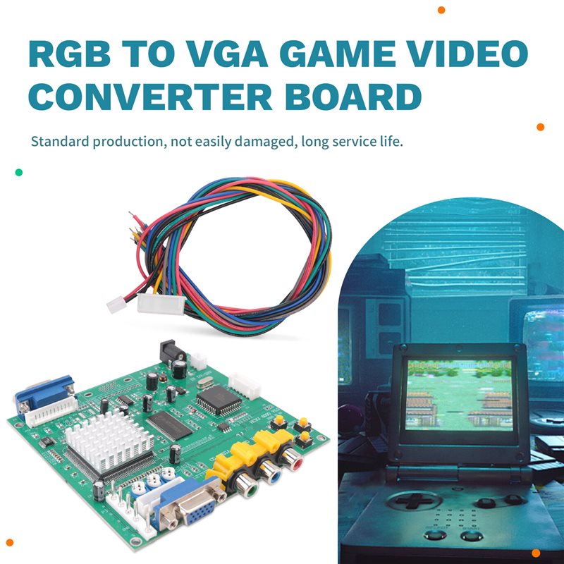 ASMA-GBS8200 CGA/EGA/YUV/RGB T - مراجعة Usb Game Board Jamma وسعره