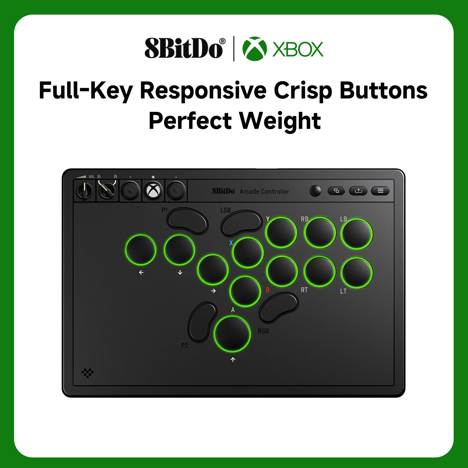 8BitDo Arcade Controller 2.4G  - مراجعة Arcade Button Pcb وسعره