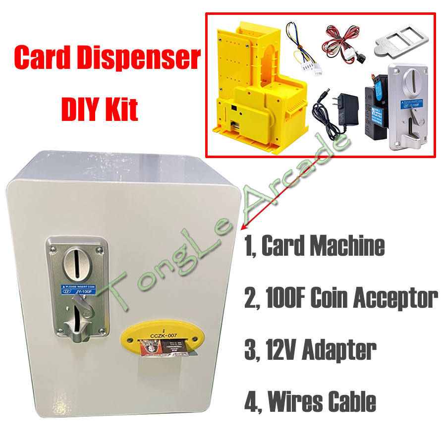 Arcade Card Dispenser DIY Kit  - مراجعة Arcade Card Vending Machine وسعره