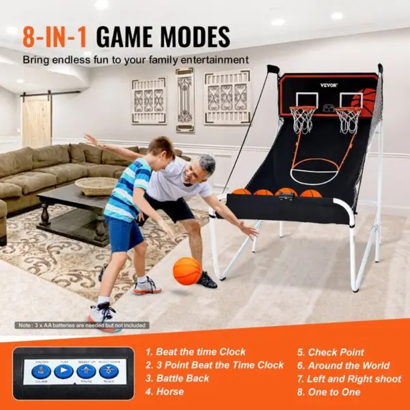 【Hot Item】Foldable Basketball  - مراجعة Basketball Arcade Game وسعره