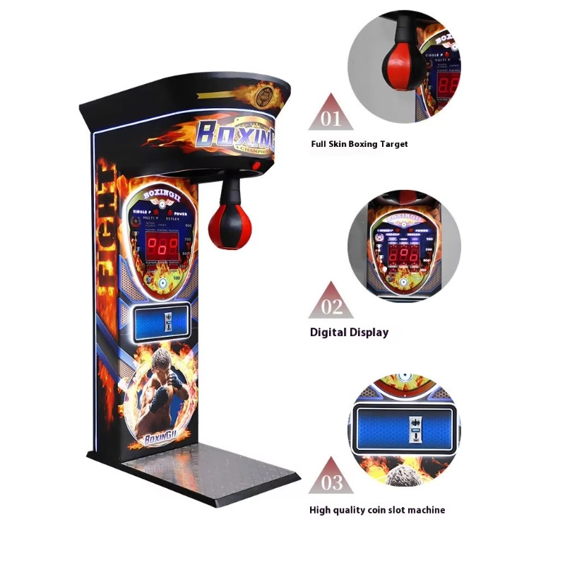Black King Boxing Arcade Machi - مراجعة Arcade Game Coin وسعره