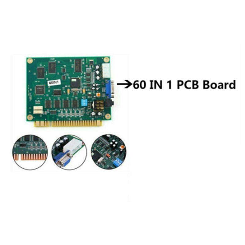ABGN 2X 60 In 1 Multicade PCB  - مراجعة Usb Game Board Jamma وسعره