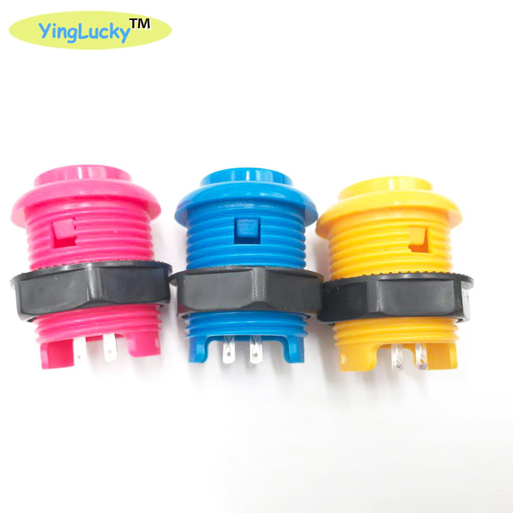 50pcs Arcade Buttons 28mm 24mm - مراجعة Arcade Ticket Machine وسعره