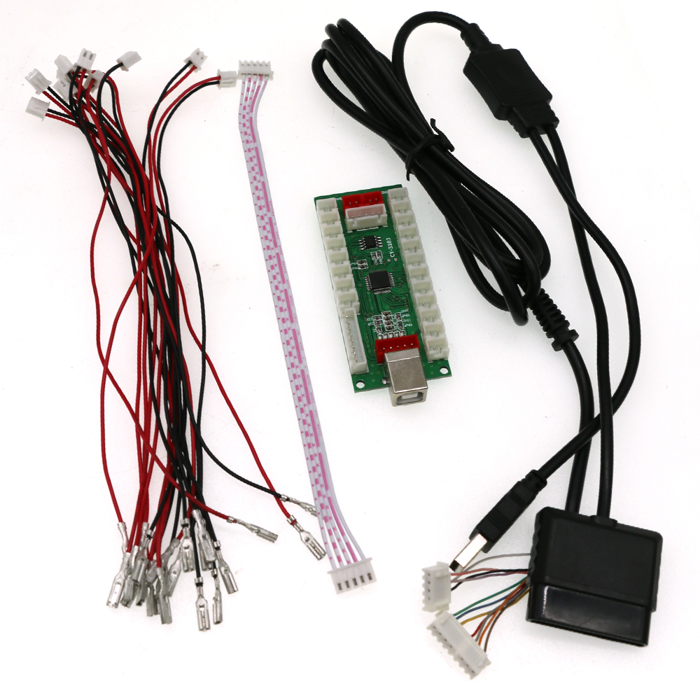 PC - PS2 - PS3 3 In 1 USB To J - مراجعة Usb Game Board Jamma وسعره