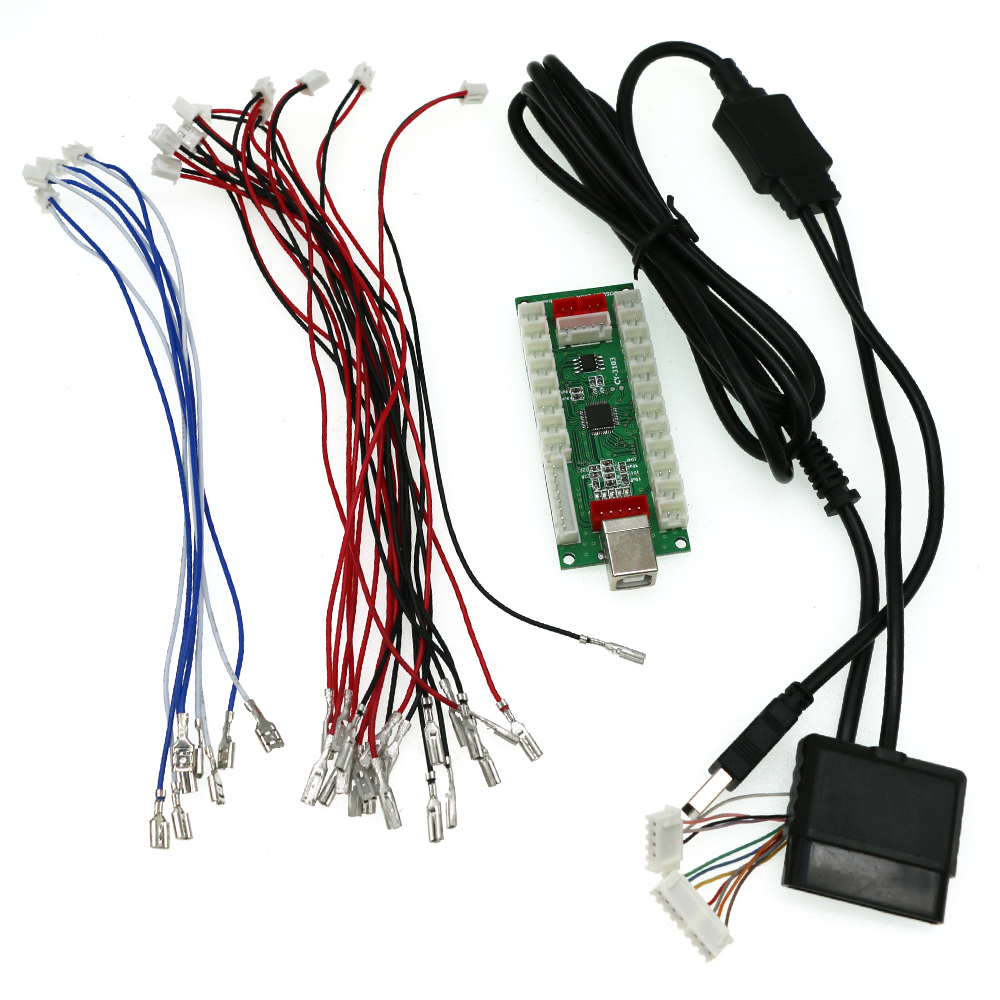 PC - PS2 - PS3 3 In 1 USB To J - مراجعة Usb Game Board Jamma وسعره
