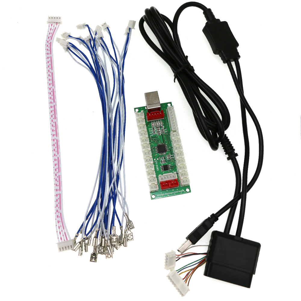 PC - PS2 - PS3 3 In 1 USB To J - مراجعة Usb Game Board Jamma وسعره