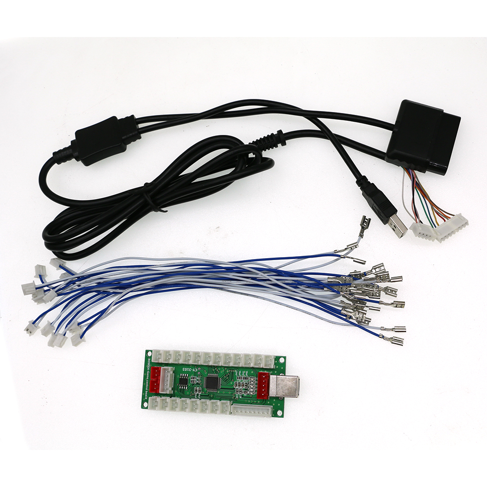 PC - PS2 - PS3 3 In 1 USB To J - مراجعة Usb Game Board Jamma وسعره