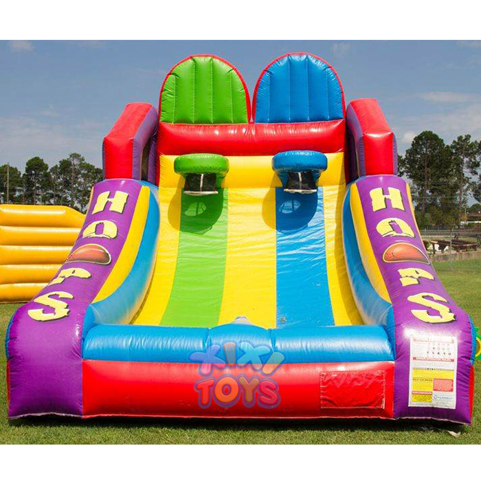 Outdoor Teens Blow Up Fun Arca - مراجعة Basketball Arcade Game وسعره