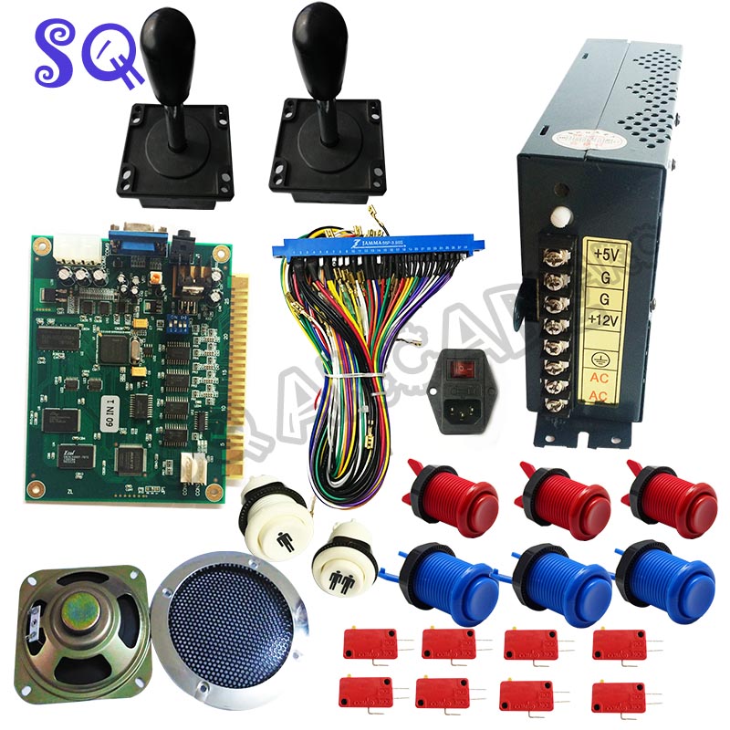 Classical JAMMA arcade game 60 - مراجعة Arcade Button Pcb وسعره