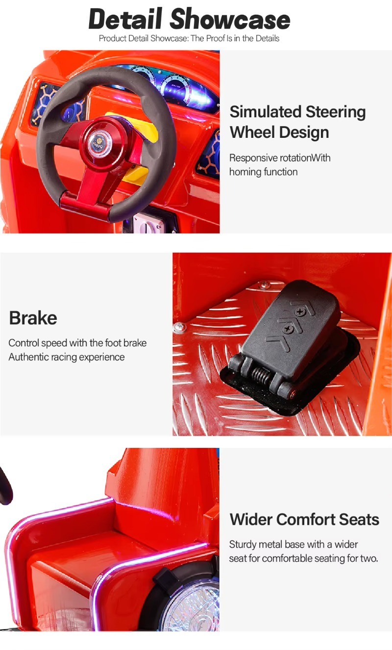 Commercial Plastic Racing Car  - مراجعة Arcade Game Coin وسعره