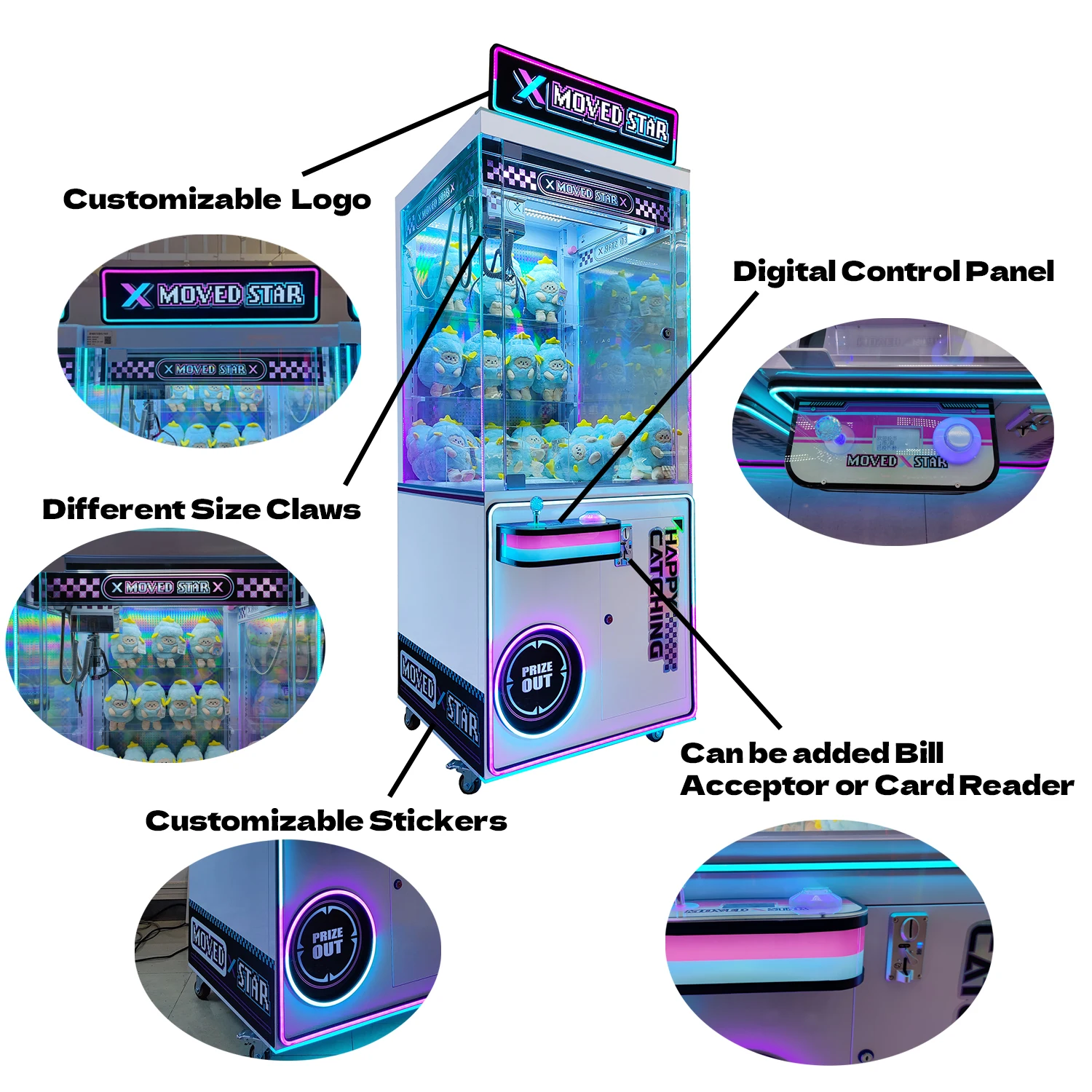 Neofuns Japanese Commercial Ch - مراجعة Japanese Arcade Vending Machine وسعره