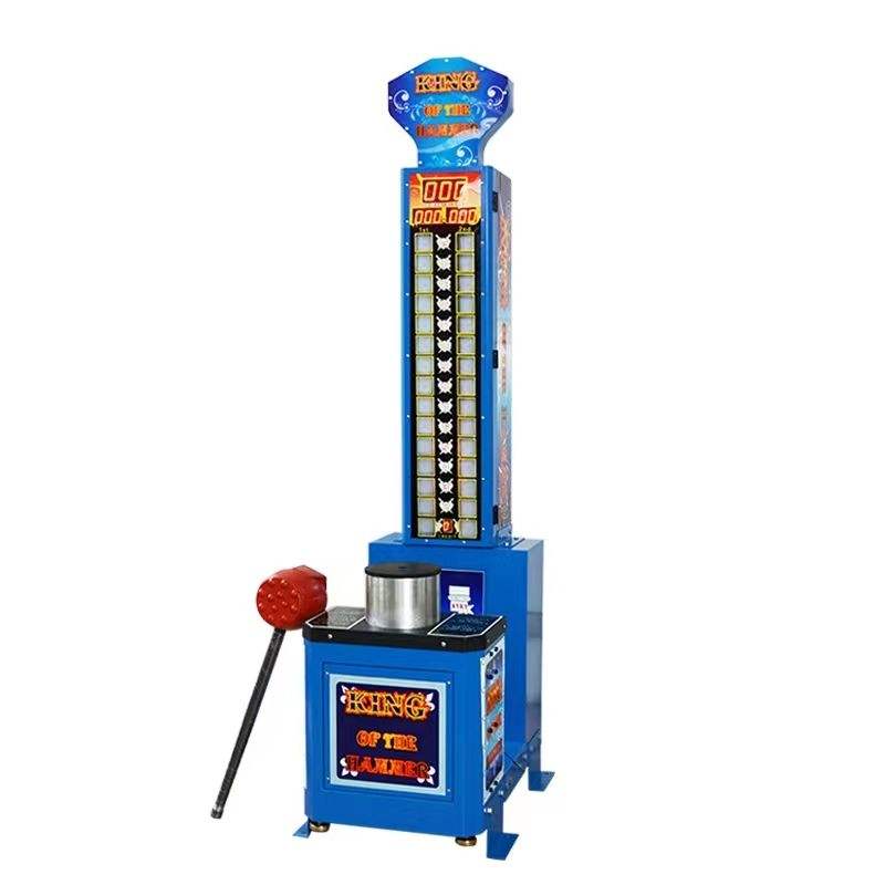 Blue Indoor Arcade Hammer Game - مراجعة Basketball Arcade Game وسعره