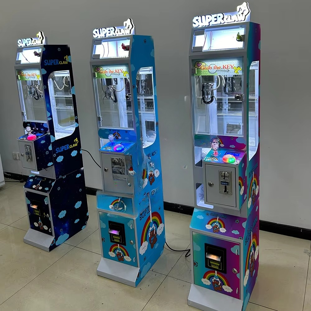 Mini Claw Machine Coin Operate - مراجعة Bill Acceptor Vending وسعره