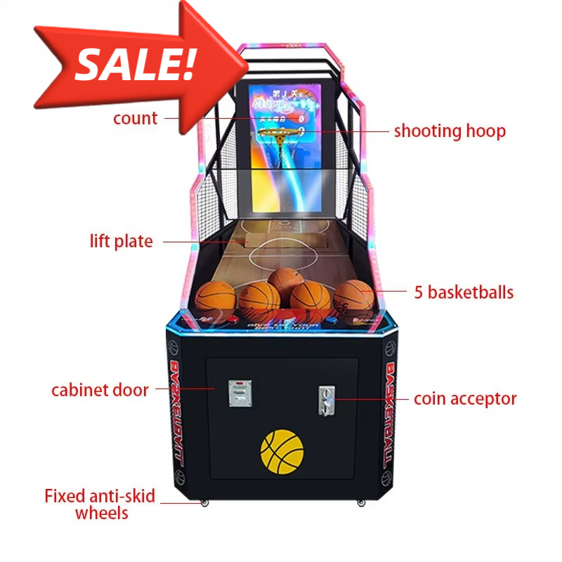 Indoor Sports 55 Inch Screen V - مراجعة Basketball Arcade Game وسعره